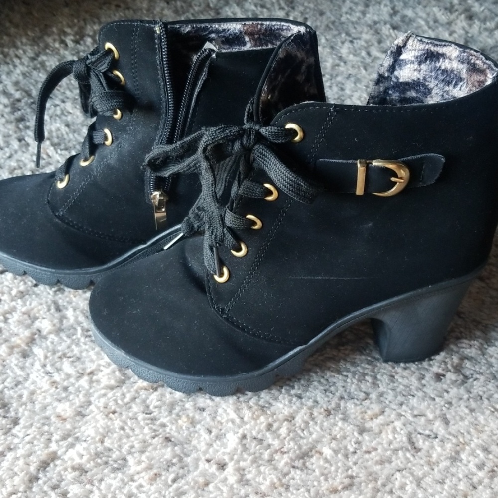 Black booties
